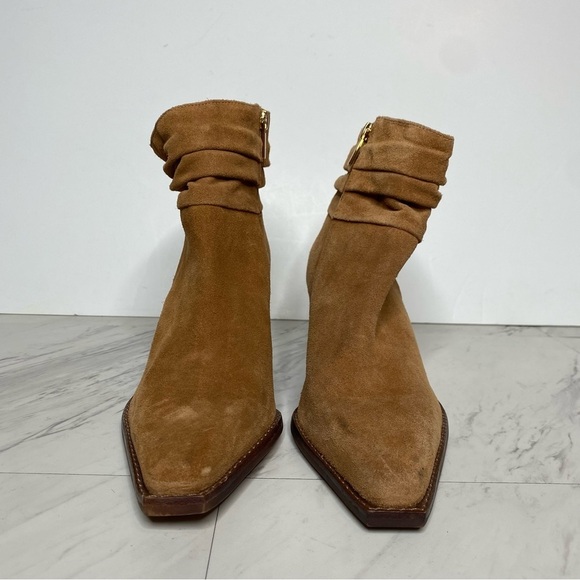 Vince Camuto Nerlinji Brown Suede Bootie 8 1/2 M - Picture 2 of 15
